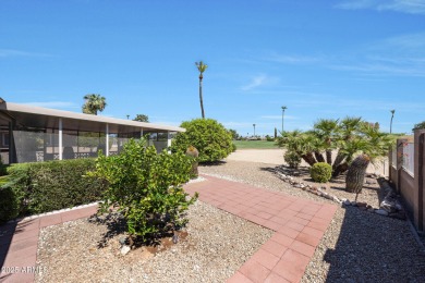 Stop By And View This Expanded Coconino Model Home On Hole on Sun City Lakes West and East in Arizona - for sale on GolfHomes.com, golf home, golf lot