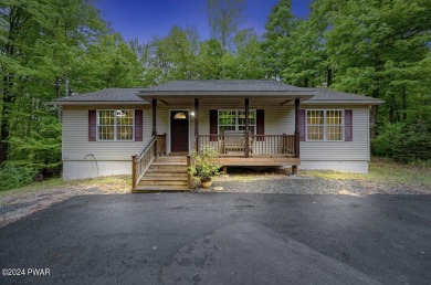 This easy living ranch style home, built in 2013, features wide on The Hideout Golf in Pennsylvania - for sale on GolfHomes.com, golf home, golf lot