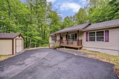 This easy living ranch style home, built in 2013, features wide on The Hideout Golf in Pennsylvania - for sale on GolfHomes.com, golf home, golf lot