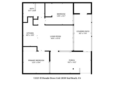 2 bedroom - 1 bath unit in Mutual 8.  Quiet and private location on Leisure World Seal Beach Golf Course in California - for sale on GolfHomes.com, golf home, golf lot