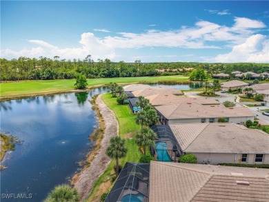 This home has a brand-New Roof! Stunning Panoramic Lake & Golf on Pelican Preserve Golf Club in Florida - for sale on GolfHomes.com, golf home, golf lot