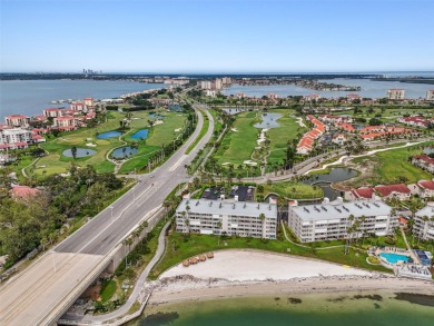 Your tropical waterfront living on Boca Ciega Bay awaits! Escape on Isla Del Sol Yacht and Country Club in Florida - for sale on GolfHomes.com, golf home, golf lot