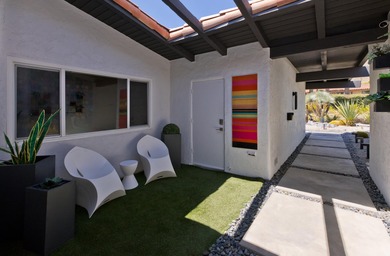 Perched above the valley in the guard gated Thunderbird Villas on Thunderbird Country Club in California - for sale on GolfHomes.com, golf home, golf lot