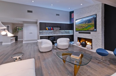 Perched above the valley in the guard gated Thunderbird Villas on Thunderbird Country Club in California - for sale on GolfHomes.com, golf home, golf lot