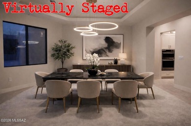 Recently completed new construction overlooking the 17th green on The Gallery Golf Club in Arizona - for sale on GolfHomes.com, golf home, golf lot