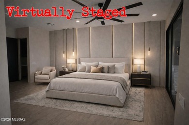 Recently completed new construction overlooking the 17th green on The Gallery Golf Club in Arizona - for sale on GolfHomes.com, golf home, golf lot