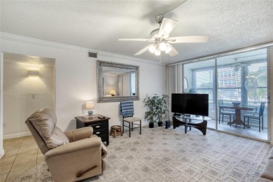 Enjoy easy living in this beautifully furnished 2-bedroom on Daytona Beach Golf Club in Florida - for sale on GolfHomes.com, golf home, golf lot