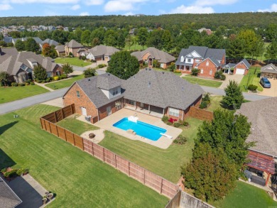 This one has it ALL! Situated on a large corner lot, this 4-bed on Centennial Valley Golf Course in Arkansas - for sale on GolfHomes.com, golf home, golf lot