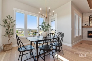 This beautifully designed modern farmhouse backs up to the golf on Falcon Crest Golf Club in Idaho - for sale on GolfHomes.com, golf home, golf lot
