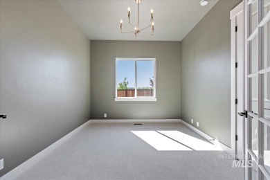 This beautifully designed modern farmhouse backs up to the golf on Falcon Crest Golf Club in Idaho - for sale on GolfHomes.com, golf home, golf lot
