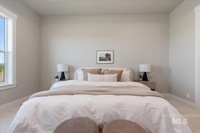 This beautifully designed modern farmhouse backs up to the golf on Falcon Crest Golf Club in Idaho - for sale on GolfHomes.com, golf home, golf lot