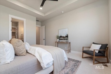This beautifully designed modern farmhouse backs up to the golf on Falcon Crest Golf Club in Idaho - for sale on GolfHomes.com, golf home, golf lot