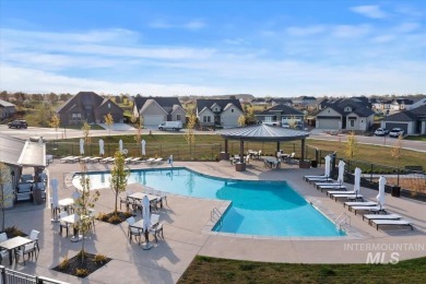 This beautifully designed modern farmhouse backs up to the golf on Falcon Crest Golf Club in Idaho - for sale on GolfHomes.com, golf home, golf lot