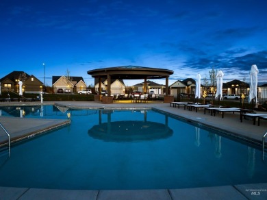 This beautifully designed modern farmhouse backs up to the golf on Falcon Crest Golf Club in Idaho - for sale on GolfHomes.com, golf home, golf lot