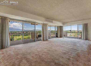 Incredible Views  Value - 2 Bed, 2 Bath Condo with Pikes Peak on Valley Hi Golf Course in Colorado - for sale on GolfHomes.com, golf home, golf lot