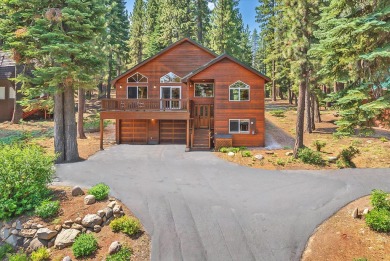 Nestled in the serene embrace of Tahoe Donner, this delightful on Tahoe Donner Golf Course in California - for sale on GolfHomes.com, golf home, golf lot