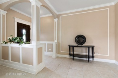 This very spacious 5-bedroom home, situated on a premium, fenced on Carillon Lakes 3 Hole Course in Illinois - for sale on GolfHomes.com, golf home, golf lot