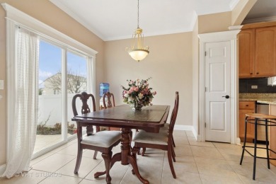 This very spacious 5-bedroom home, situated on a premium, fenced on Carillon Lakes 3 Hole Course in Illinois - for sale on GolfHomes.com, golf home, golf lot