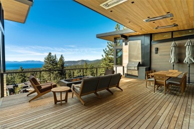 Exceptional mountain modern panoramic lake view estate designed on Incline Village Golf Course in Nevada - for sale on GolfHomes.com, golf home, golf lot