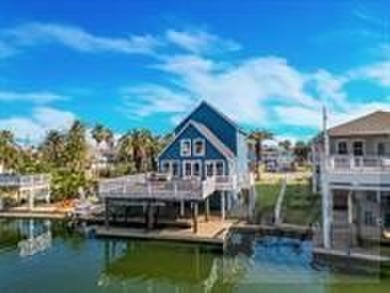 Experience the ultimate waterfront lifestyle in this fully on Galveston Country Club in Texas - for sale on GolfHomes.com, golf home, golf lot