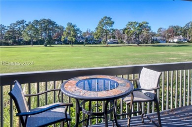 Incredible golf views from this private 2 bed/2 bath Inverness on Palmetto Dunes Golf Course and Resort in South Carolina - for sale on GolfHomes.com, golf home, golf lot