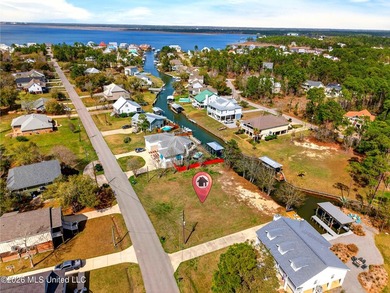 Beautiful cleared waterfront lot! Located in Pass Christian's on Pass Christian Isles Golf Club in Mississippi - for sale on GolfHomes.com, golf home, golf lot