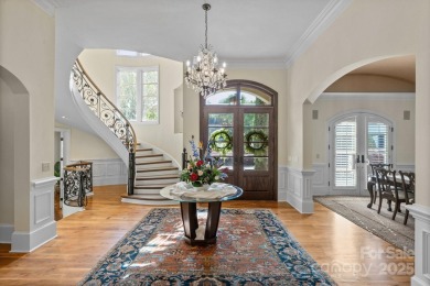 An extraordinary European-inspired estate in the heart of on Ballantyne Resort and Country Club in North Carolina - for sale on GolfHomes.com, golf home, golf lot