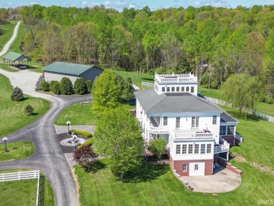 Embracing the charm of Southern architecture, this estate boasts on Stone Crest Golf Community in Indiana - for sale on GolfHomes.com, golf home, golf lot