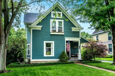 Step into timeless charm with this stunning Folk Victorian home on Harmon Golf Club in Ohio - for sale on GolfHomes.com, golf home, golf lot