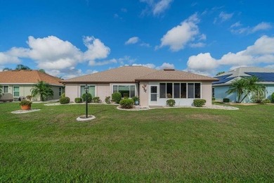 This Charming St. Thomas Model has pond & conservation views! on Caloosa Greens Executive Golf Course in Florida - for sale on GolfHomes.com, golf home, golf lot