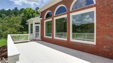 Stately executive home located on the 16th Fairway of the on Woodmont Golf and Country Club in Georgia - for sale on GolfHomes.com, golf home, golf lot
