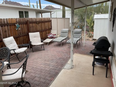 Very nice updated and furnished home with laminate flooring on Tucson Estates Golf Course in Arizona - for sale on GolfHomes.com, golf home, golf lot