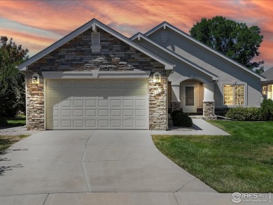 Prepare to be captivated by the allure of this stunning patio on Highland Meadows Golf Course in Colorado - for sale on GolfHomes.com, golf home, golf lot