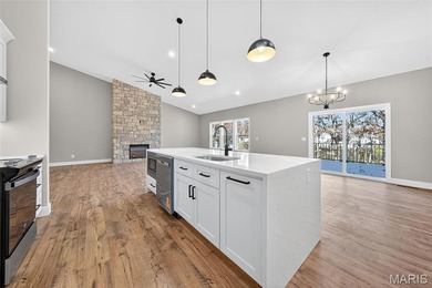 Custom-built new construction ranch nestled in a coveted gated on Incline Village Golf Course in Missouri - for sale on GolfHomes.com, golf home, golf lot