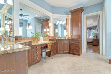 Boasting expansive golf views of the famed North Course at on Berkeley Hall Golf Club in South Carolina - for sale on GolfHomes.com, golf home, golf lot