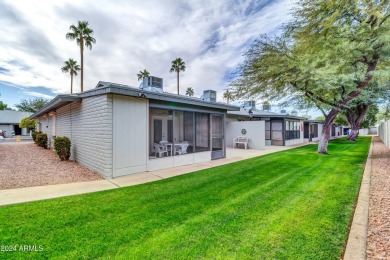 This charming townhome, nestled within a vibrant 55+ active on Sunland Village East Golf Course in Arizona - for sale on GolfHomes.com, golf home, golf lot