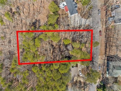 Perched among some of the highest elevations in Lake Arrowhead on The Highlands Course at Lake Arrowhead in Georgia - for sale on GolfHomes.com, golf home, golf lot