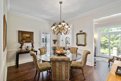 This elegant home with stunning finishes is nestled privately on on Woodside Plantation Country Club in South Carolina - for sale on GolfHomes.com, golf home, golf lot