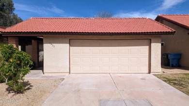 Perfect low-maintenance home, downsize residence, or Phoenix on Ahwatukee Country Club in Arizona - for sale on GolfHomes.com, golf home, golf lot