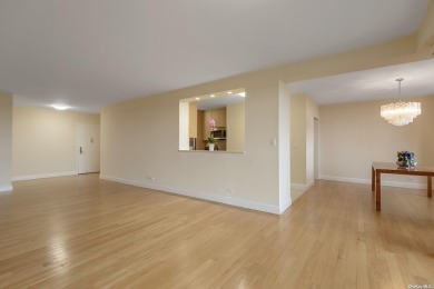 All renovated, large living room/ dining room, new wood floors on Towers Country Club in New York - for sale on GolfHomes.com, golf home, golf lot