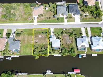 Sailboat Capable Lot with 80 feet of concrete seawall in place on Rotonda Golf and Country Club - Long Marsh  in Florida - for sale on GolfHomes.com, golf home, golf lot
