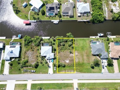 Sailboat Capable Lot with 80 feet of concrete seawall in place on Rotonda Golf and Country Club - Long Marsh  in Florida - for sale on GolfHomes.com, golf home, golf lot