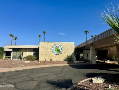 Welcome to your slice of paradise on the 18th hole of Palmbrook on PalmBrook Country Club in Arizona - for sale on GolfHomes.com, golf home, golf lot