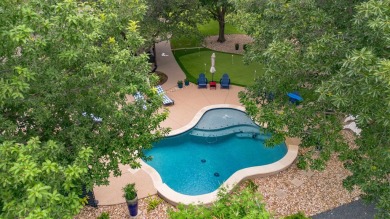 Nestled beneath an abundance of shade, located across the street on Legends Golf Course in Texas - for sale on GolfHomes.com, golf home, golf lot