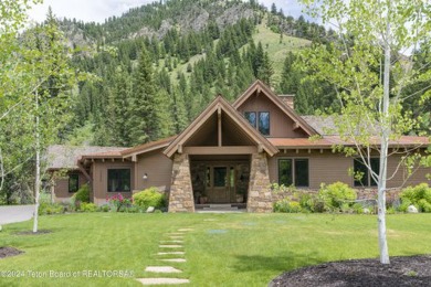 Introducing a rare gem that combines the perfect location with on Snake River Sporting Club in Wyoming - for sale on GolfHomes.com, golf home, golf lot