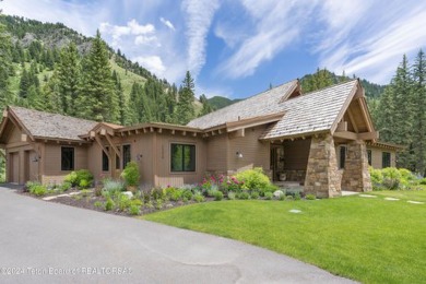 Introducing a rare gem that combines the perfect location with on Snake River Sporting Club in Wyoming - for sale on GolfHomes.com, golf home, golf lot