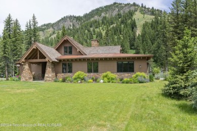 Introducing a rare gem that combines the perfect location with on Snake River Sporting Club in Wyoming - for sale on GolfHomes.com, golf home, golf lot