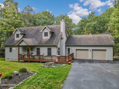 Come enjoy lake life in this elegant Cape cod 3 bedroom 2.5 bath on Paupack Hills Golf and Country Club in Pennsylvania - for sale on GolfHomes.com, golf home, golf lot