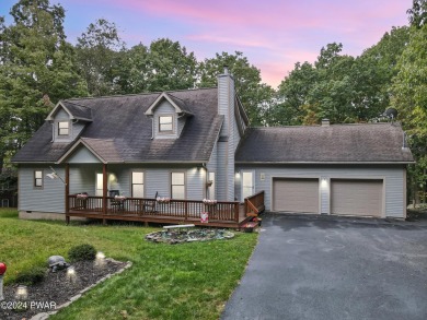 Come enjoy lake life in this elegant Cape cod 3 bedroom 2.5 bath on Paupack Hills Golf and Country Club in Pennsylvania - for sale on GolfHomes.com, golf home, golf lot