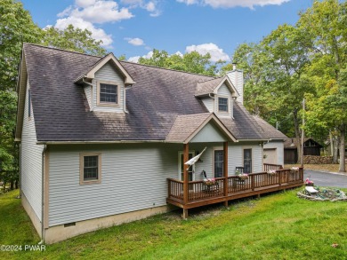 Come enjoy lake life in this elegant Cape cod 3 bedroom 2.5 bath on Paupack Hills Golf and Country Club in Pennsylvania - for sale on GolfHomes.com, golf home, golf lot